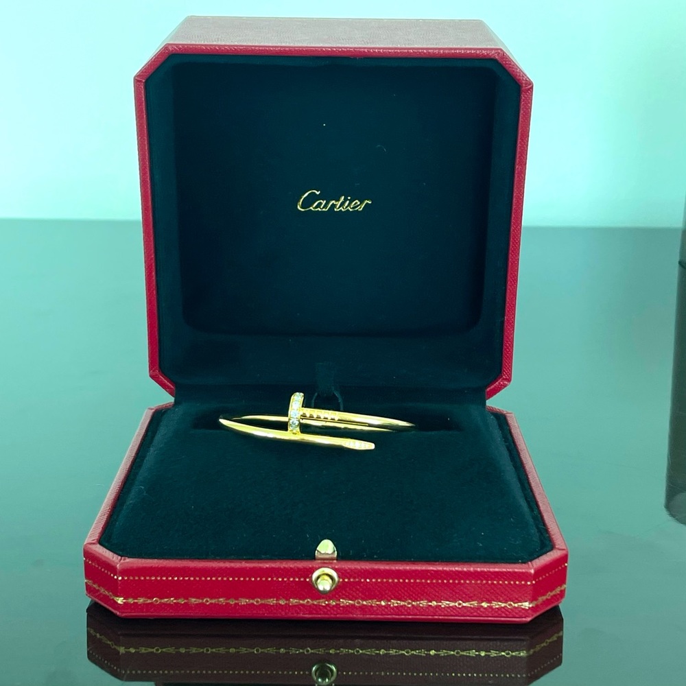 Cartier Just in Clou Bracelet size 15 , yellow gold